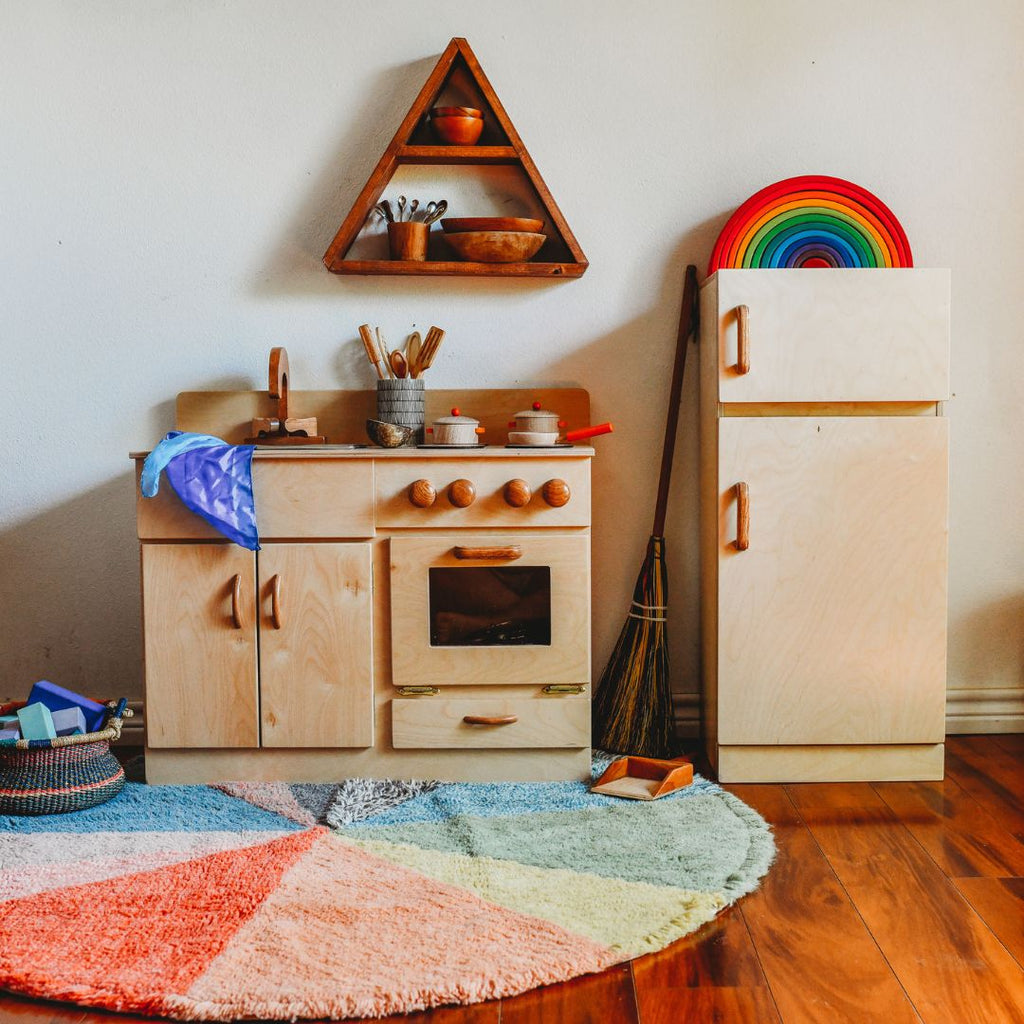 Classic Wooden Play Refrigerator