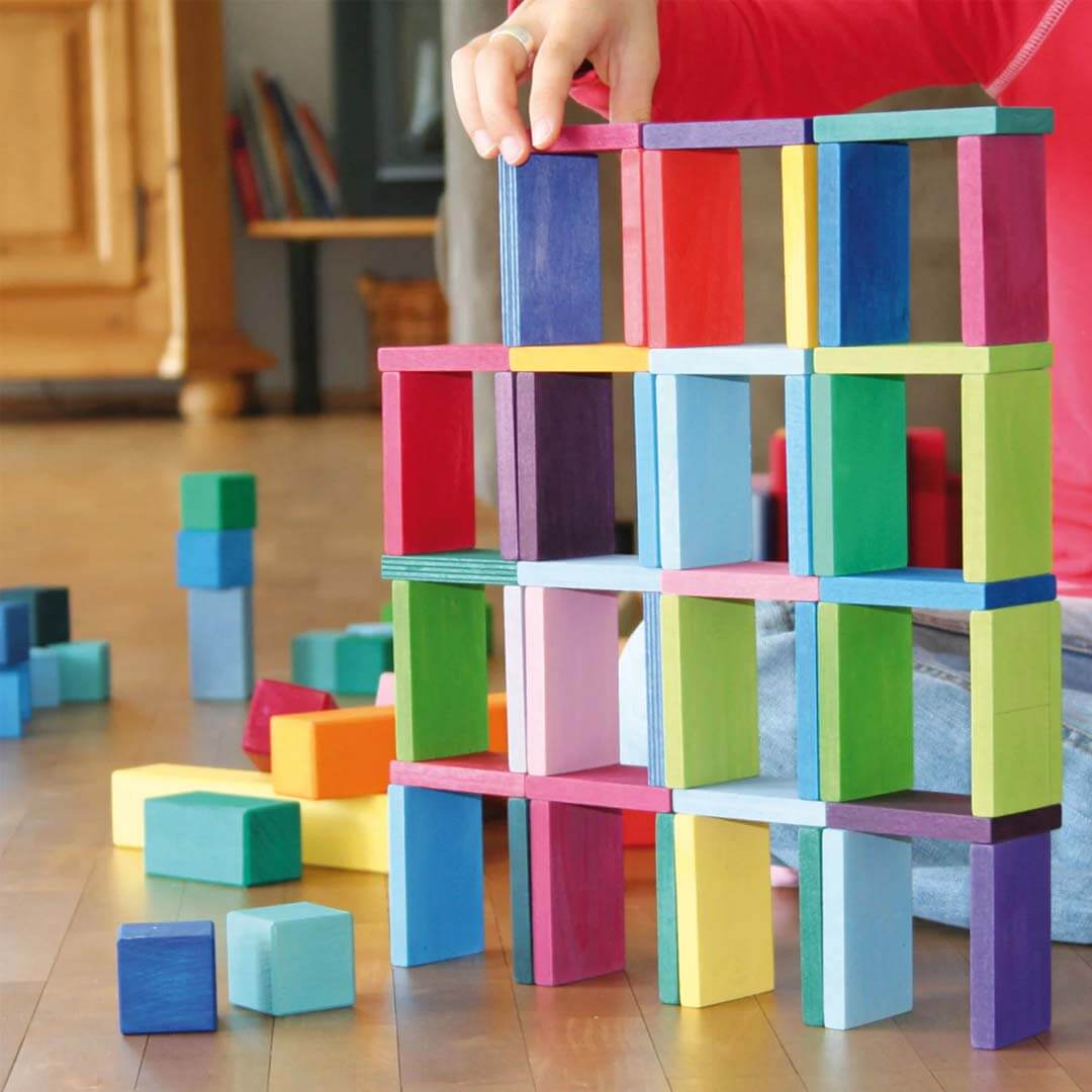 Color Chart Rally Wooden Blocks Set