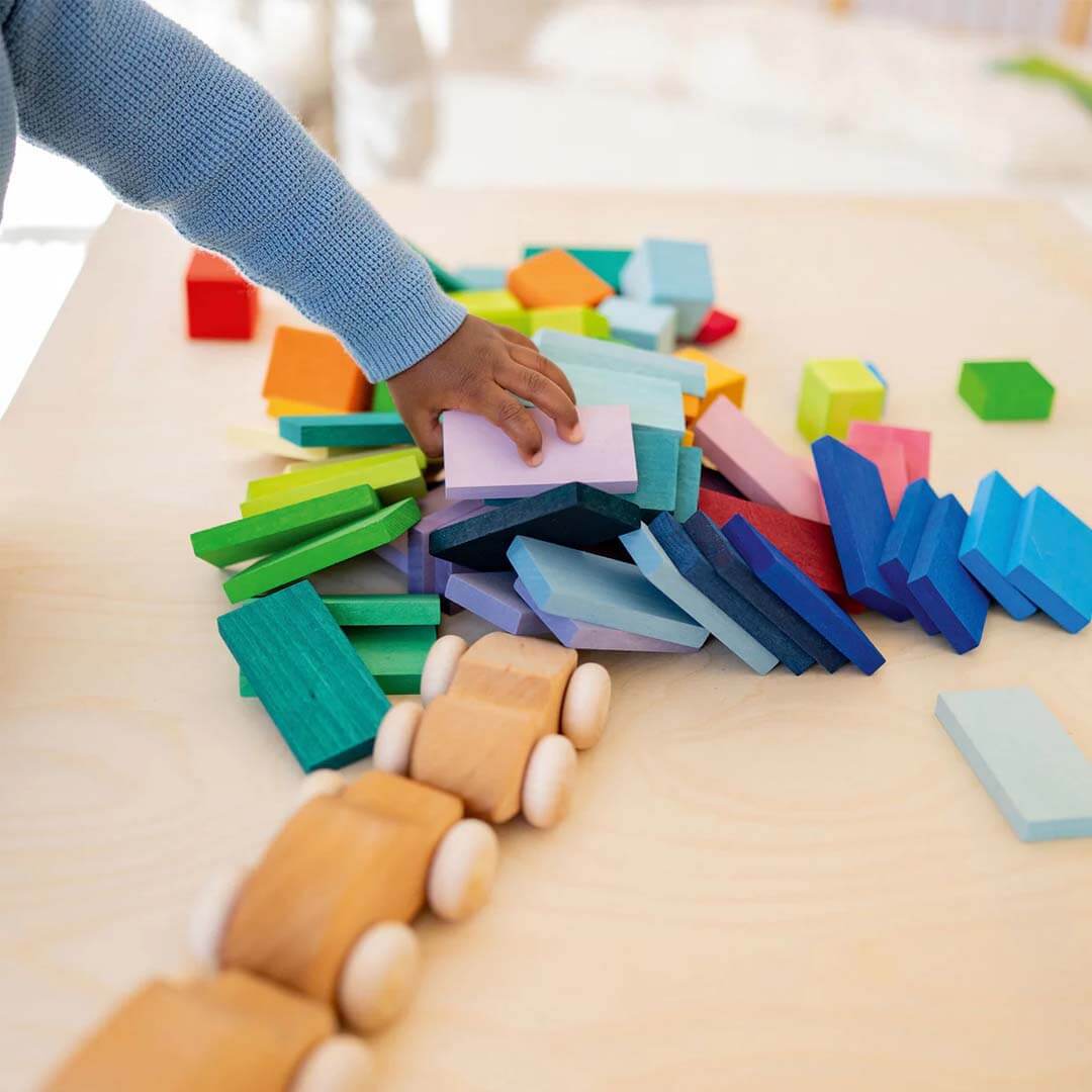 Color Chart Rally Wooden Blocks Set