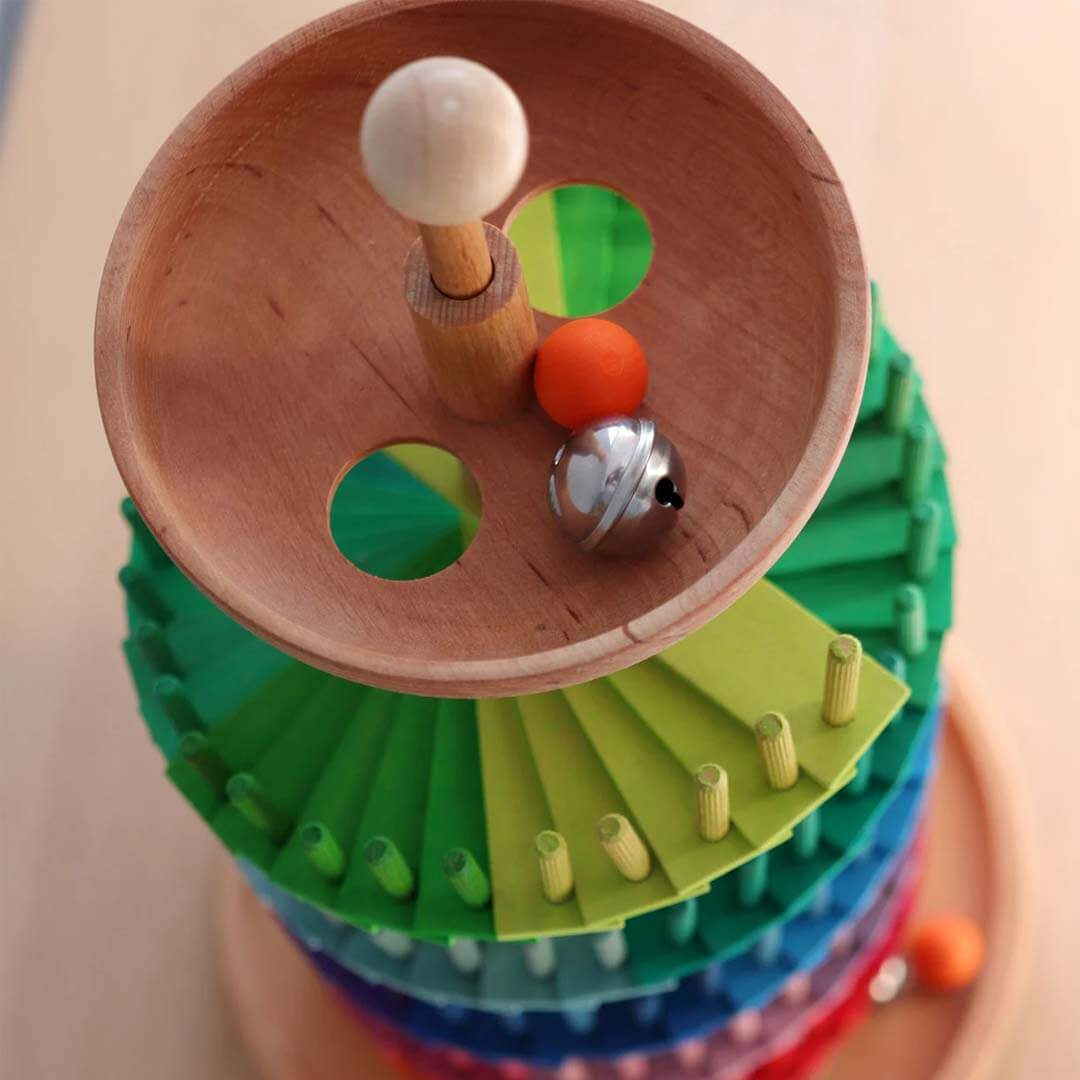 Rainbow Musical Ball Run Assembly Set