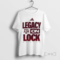 Officials Texas Am Aggies Legacy On Lock Logo Unisex T-shirt, Sweatshirt, Hoodie, Long Sleeve Tee