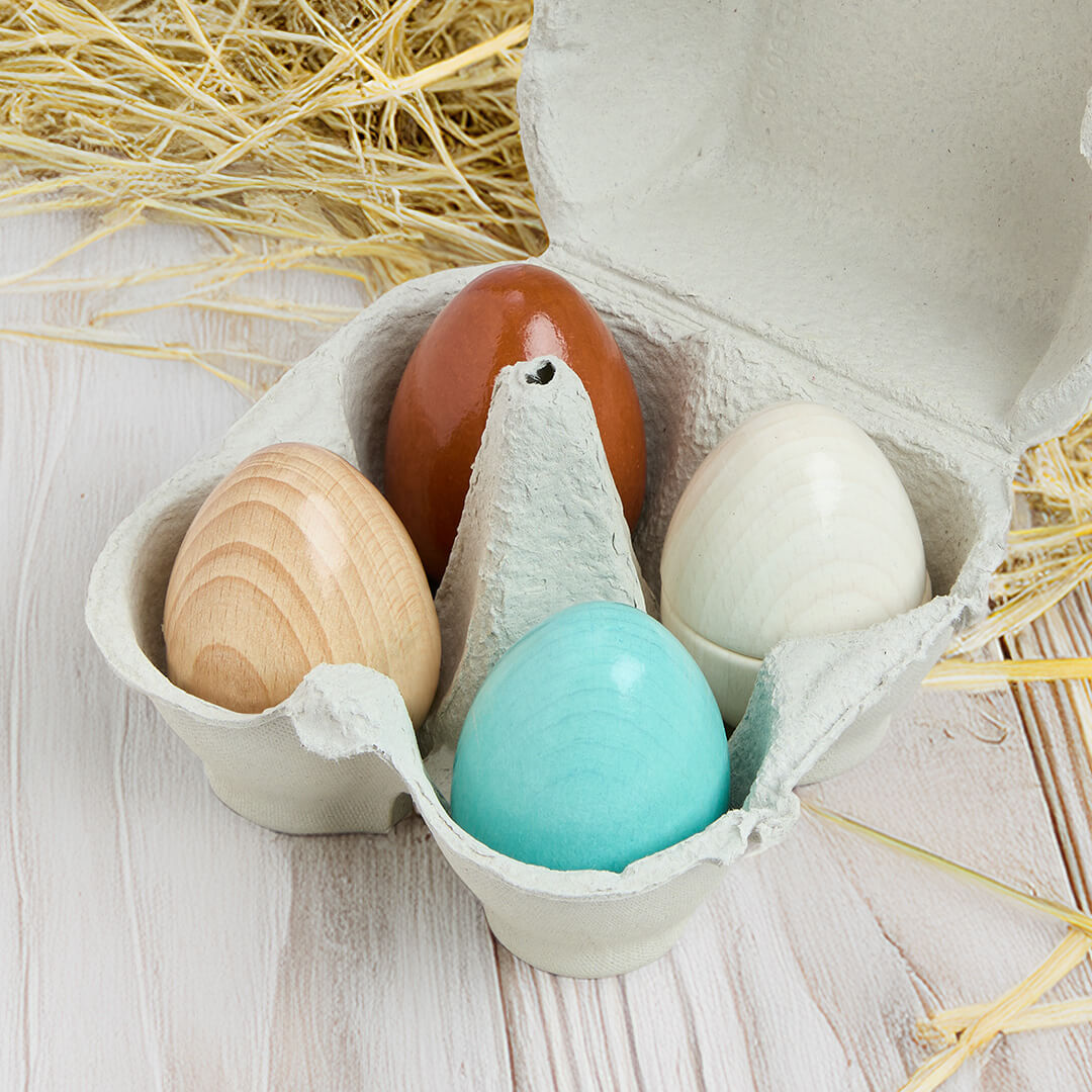 Wooden Eggs Play Food Set