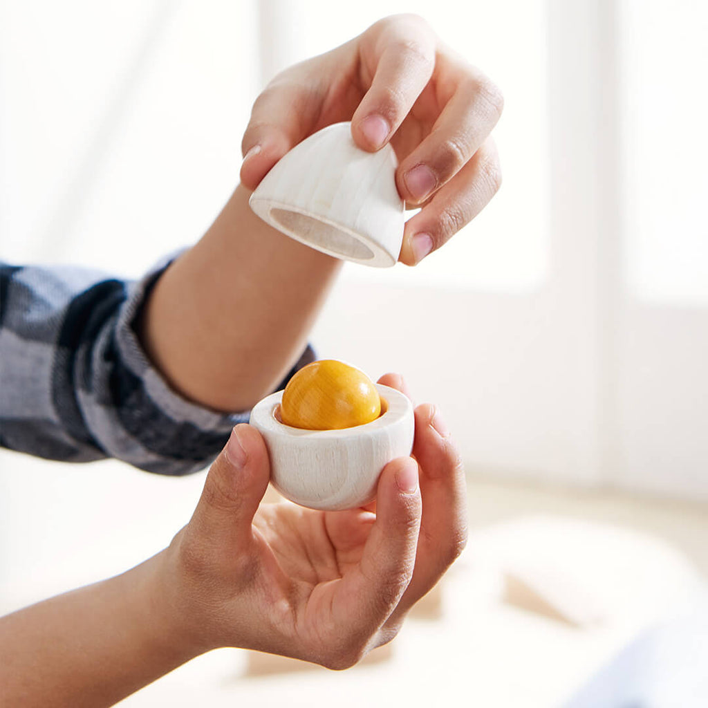 Wooden Eggs Play Food Set